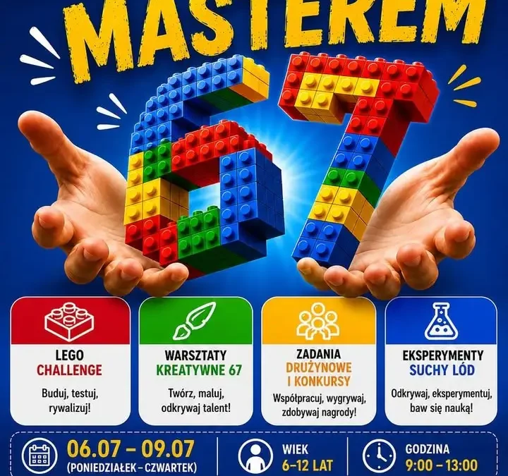 Wakacyjne warsztaty LEGO w Czarnkowie i Trzciance – zapisy trwają!