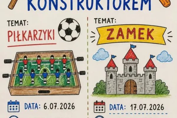 Wakacyjne warsztaty majsterkowania w Połajewie – zbuduj piłkarzyki i zamek