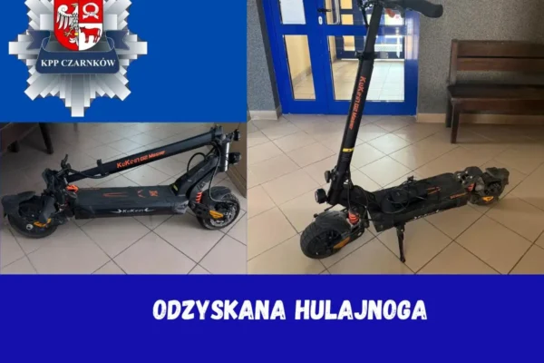 16-latek odpowie za kradzież hulajnogi elektrycznej w gminie Drawsko