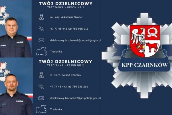 Poznaj swojego dzielnicowego w Trzciance – rejony I i II