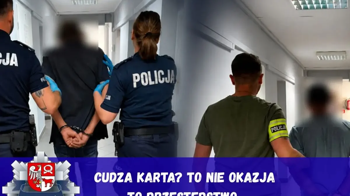 Znalazł kartę, poszedł na zakupy. Dwaj mężczyźni zatrzymani