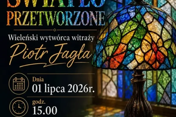 Wernisaż wystawy „Światło Przetworzone” w Wieleniu – witraże Piotra Jagły