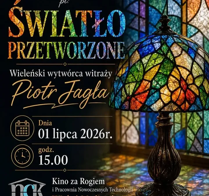 Wernisaż wystawy „Światło Przetworzone” w Wieleniu – witraże Piotra Jagły