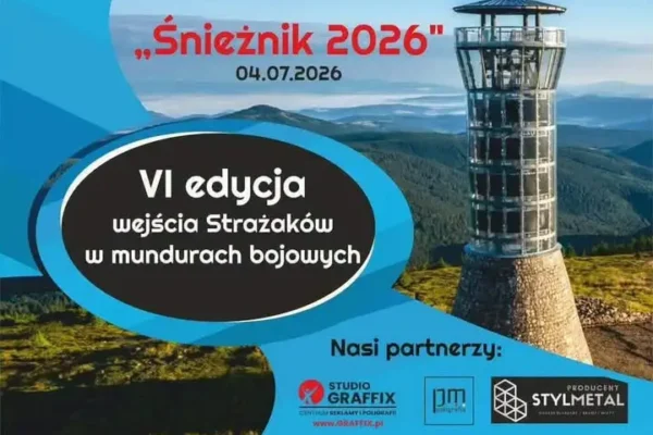 Strażacy z OSP Krzyż zdobywają Śnieżnik w mundurach bojowych – VI edycja akcji „Strażak na szlaku”
