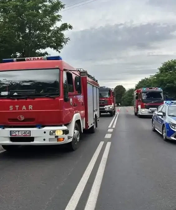 Zderzenie pojazdów w Folsztynie – interweniowały służby ratunkowe