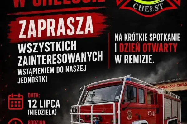 Ochotnicza Straż Pożarna w Wawrze zaprasza na Dzień Otwarty