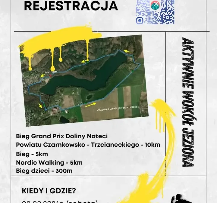 Bieg Aktywne Wokół Jeziora 2026 – Grand Prix Doliny Noteci w Lubaszu