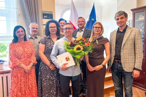 Juliusz Piątek świętuje 20-lecie pracy w Urzędzie Gminy Czarnków