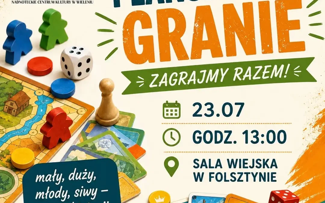 Planszówkogranie w Folsztynie – dziś o 13:00 w sali wiejskiej
