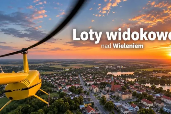 Loty widokowe helikopterem podczas Dni Wielenia – atrakcja dla odważnych