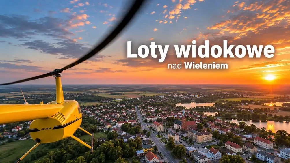 Loty widokowe helikopterem podczas Dni Wielenia – atrakcja dla odważnych