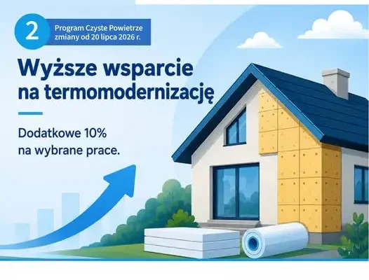 Zmiany w Programie Czyste Powietrze od 20 lipca 2026 – łatwiejszy dostęp i wyższe wsparcie
