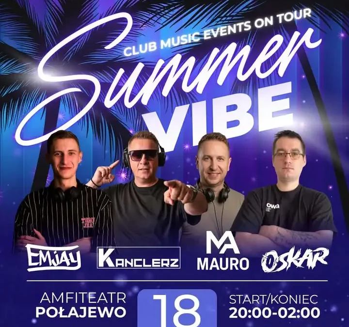 Summer Vibe w Połajewie: darmowy koncert w amfiteatrze już w ten weekend