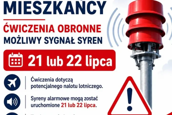 Ogólnopolskie ćwiczenia alarmowe „ALARM 2026” już 21 lipca