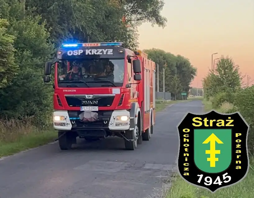 Poszukiwania nad Jeziorem Królewskim – interwencja OSP Krzyż Wielkopolski