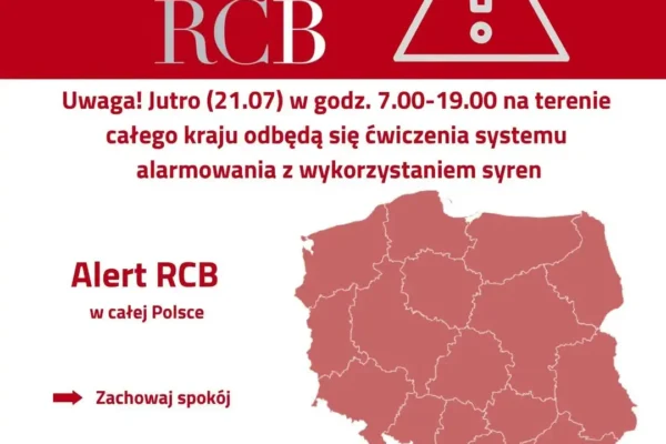Ogólnopolskie ćwiczenia syren alarmowych „ALARM-2026” już jutro