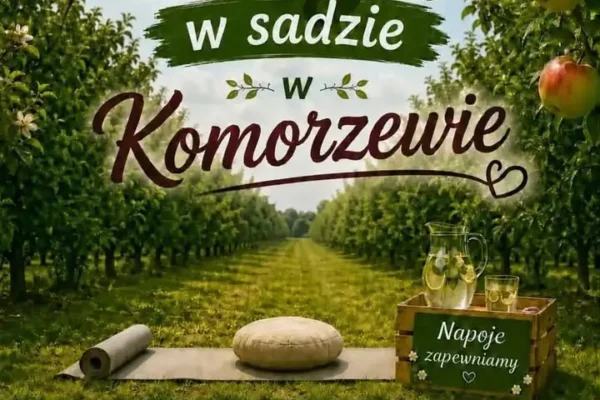 Letni wieczór w Gminie Czarnków: Joga w sadzie i kino plenerowe