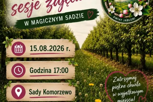 Szybkie sesje zdjęciowe w sadzie w Komorzewie – dołącz do galerii „Ludzie Sadu”