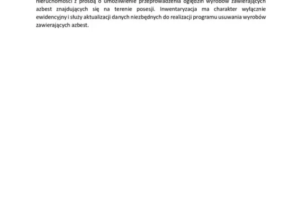 Gmina Krzyż Wielkopolski przeprowadzi inwentaryzację azbestu