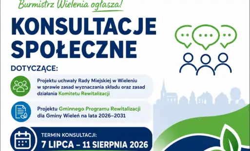 Konsultacje społeczne w sprawie rewitalizacji Gminy Wieleń