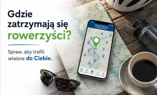 Dodaj swój obiekt do aplikacji Nadnotecka Cyklostrada za darmo