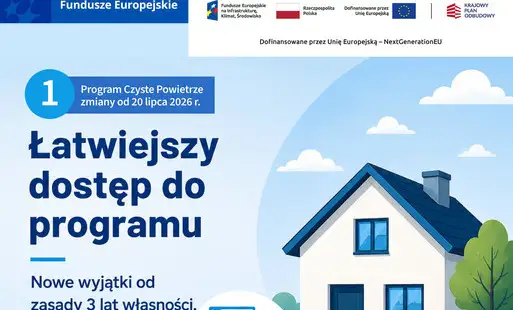 Zmiany w Programie Czyste Powietrze od 20 lipca 2026 – łatwiejszy dostęp i wyższe dotacje