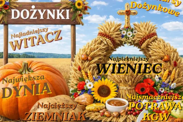 Konkursy dożynkowe w gminie Drawsko – zgłoś swoją dynię, pyre lub wieniec!
