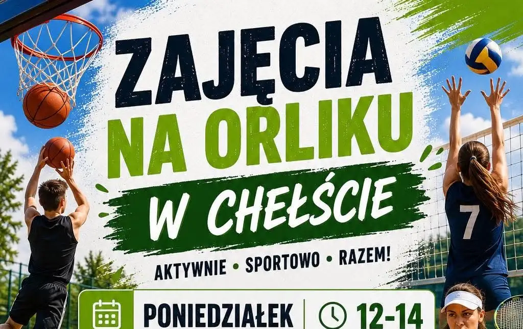 Darmowe zajęcia sportowe na Orliku w Chełście od 3 sierpnia