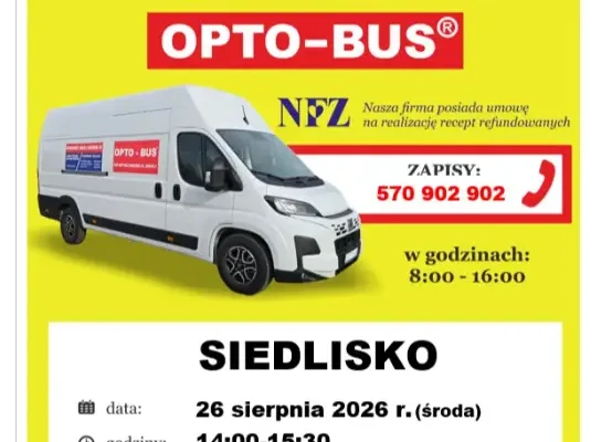 Bezpłatne badanie wzroku w Siedlisku – zapisy już trwają