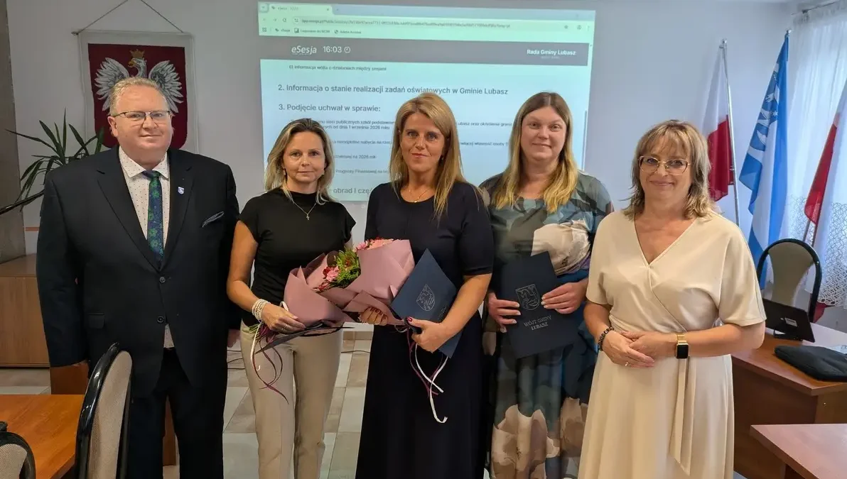 Radni gminy Lubasz obradowali na XXVIII sesji. Podjęto ważne uchwały oświatowe i budżetowe