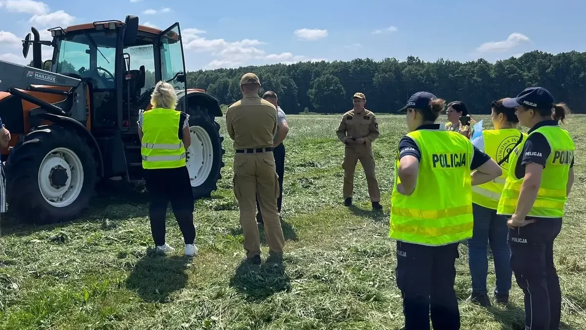 Wspólne kontrole pojazdów rolniczych i apel o bezpieczeństwo podczas żniw