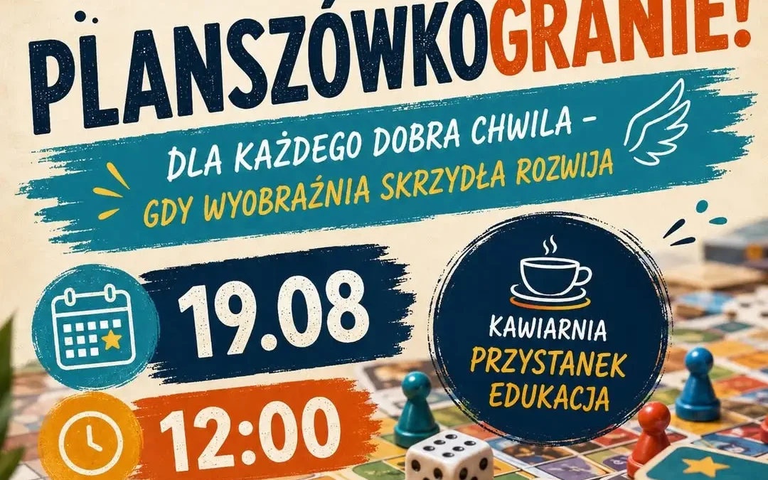 Planszówkogranie w Wieleniu: drugie spotkanie z grami planszowymi już 19 sierpnia