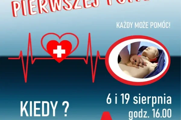 Bezpłatne warsztaty z pierwszej pomocy w centrum Krzyża Wlkp. – 6 i 19 sierpnia