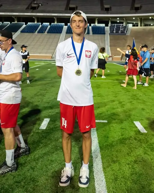Sławomir Wachowiak z Krzyża Wielkopolskiego wicemistrzem świata w futsalu bez barier