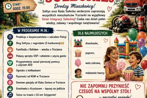 Dzień Integracji Sołeckiej w Trzciance – zaproszenie na sobotę