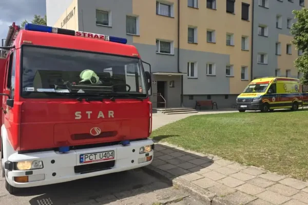 Pomoc ZRM w Wieleniu – interwencja OSP i zespołu ratownictwa medycznego