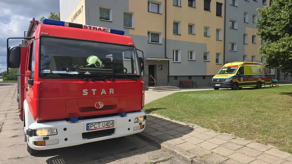 Pomoc ZRM w Wieleniu – interwencja OSP i zespołu ratownictwa medycznego