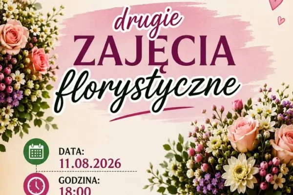 Warsztaty florystyczne w Jędrzejewie – zapisy na drugie spotkanie