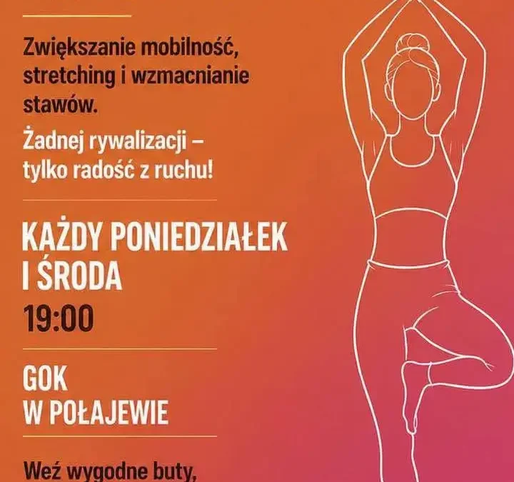 Gimnastyka dla seniorów w Połajewie – zapisy na zajęcia