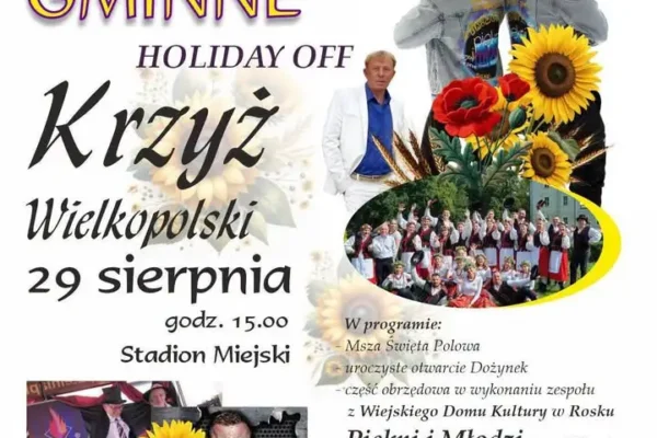 Bezpłatny transport na Dożynki Gminne w Krzyżu Wielkopolskim – sprawdź szczegóły