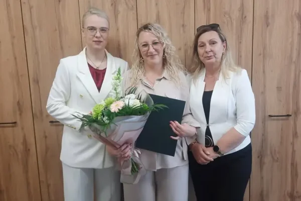 Akt nadania stopnia nauczyciela mianowanego dla Alicji Karczewskiej w Krzyżu Wielkopolskim
