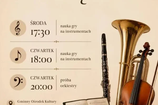 Dołącz do zespołów GOK Połajewo: chór i orkiestra dęta czekają na nowych członków