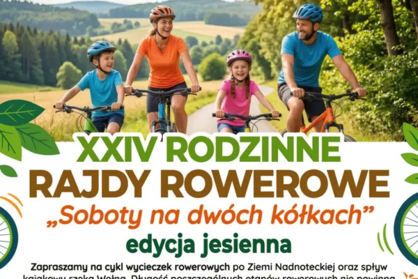 Rusza jesienna edycja XXIV Rodzinnych Rajdów Rowerowych w Czarnkowie