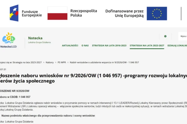 Rusza nabór wniosków dla organizacji społecznych – do zdobycia ponad 100 tys. zł