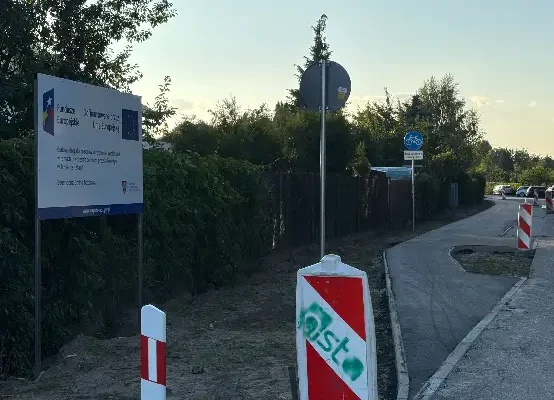 Postęp na budowie ścieżki rowerowej przy ul. Wieleńskiej w Trzciance