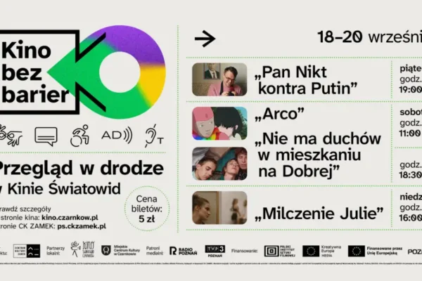 Kino bez barier w Czarnkowie – filmy z audiodeskrypcją i napisami
