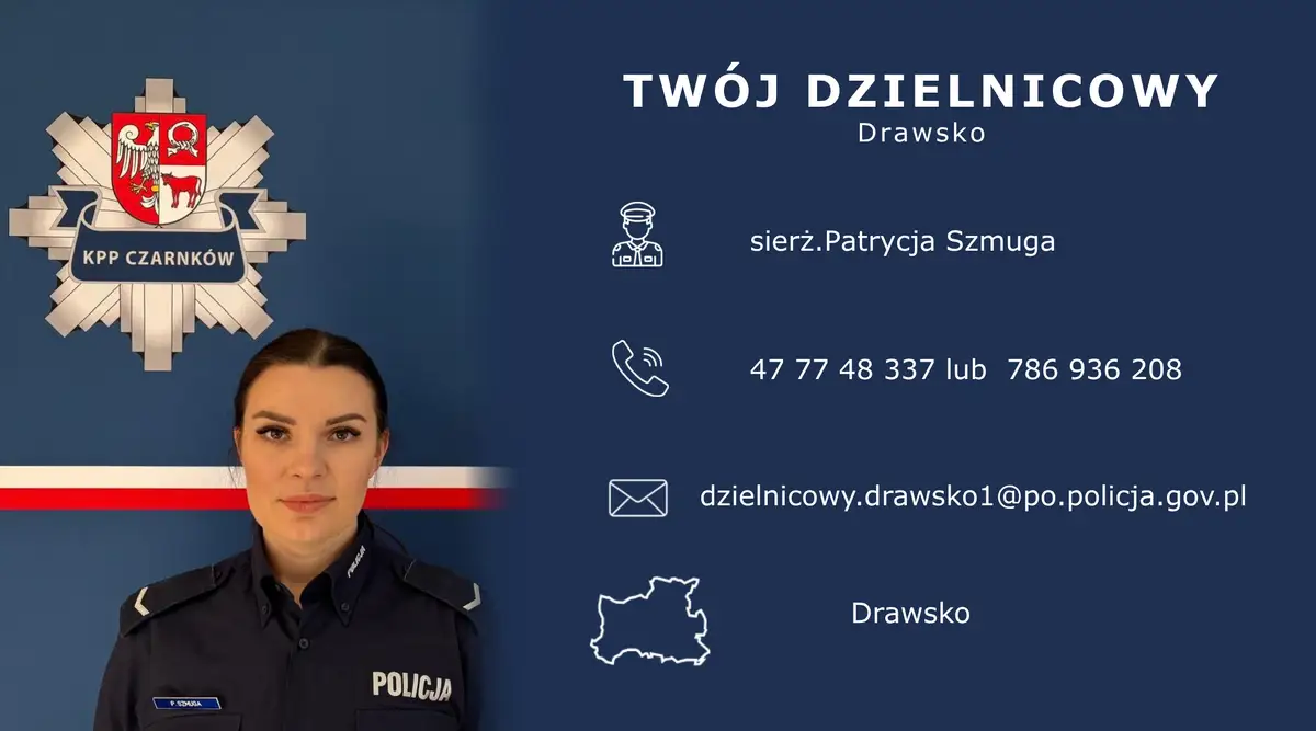 Dzielnicowa z Drawska – sierż. Patrycja Szmuga dba o bezpieczeństwo rejonu nr 3