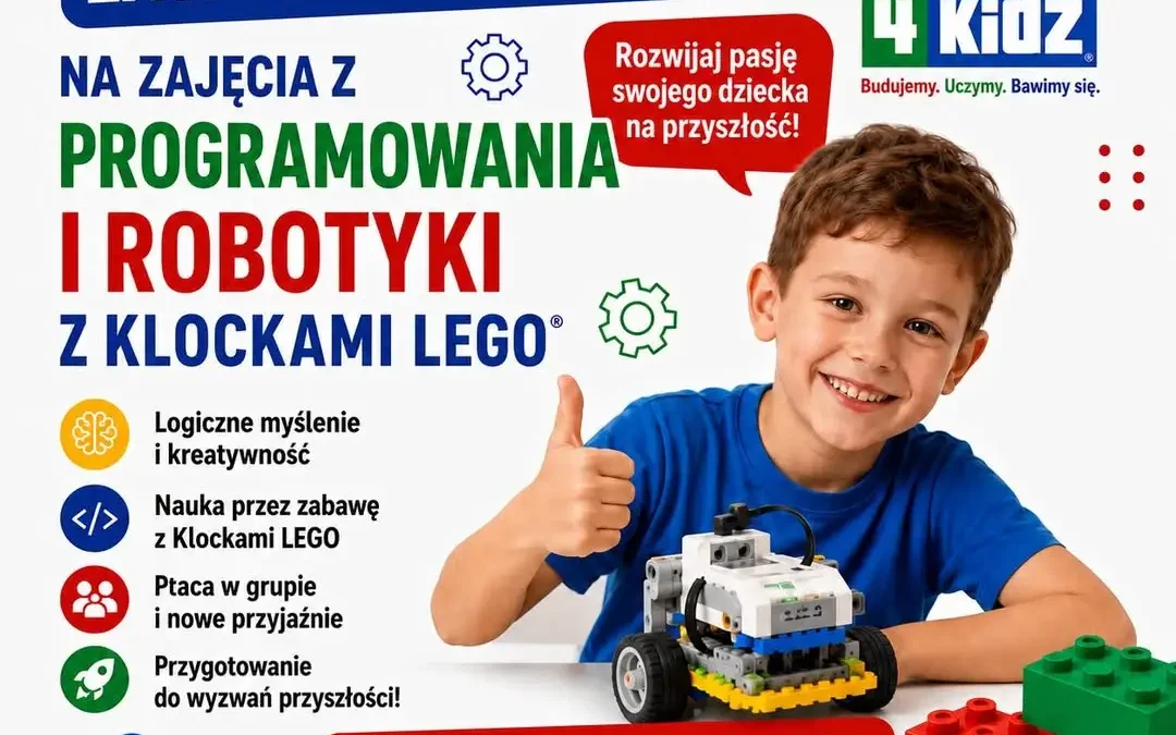 Zapisy na zajęcia z programowania z klockami LEGO w Trzciance