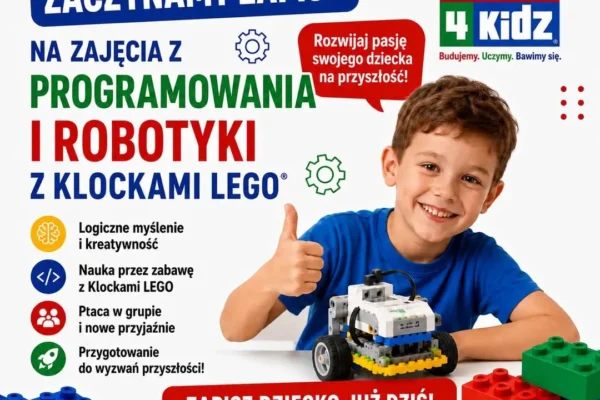 Zapisy na zajęcia z programowania z klockami LEGO w Trzciance