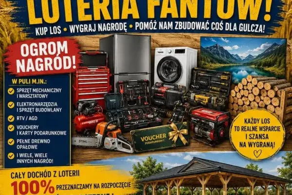 Wielka loteria fantów na dożynkach w Gulczu – dochód na budowę wiaty rekreacyjnej